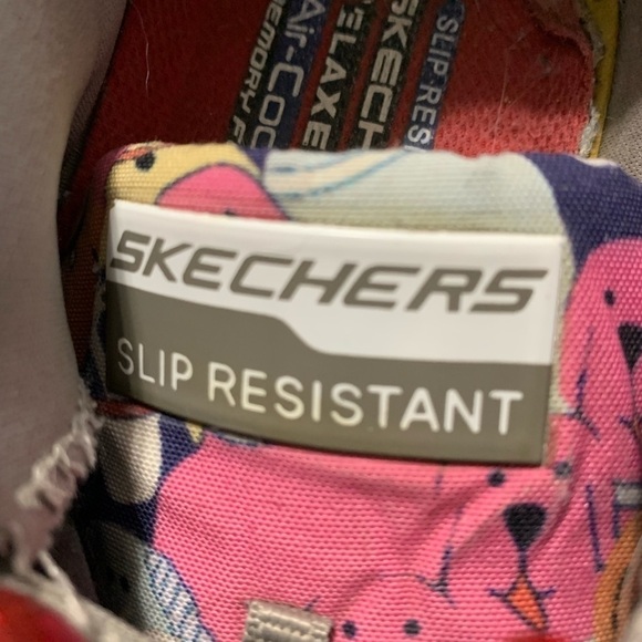 Skechers Relaxed Fit Air-Cooled Work Slip Resistant Dog Print Sneaker - Picture 4 of 10